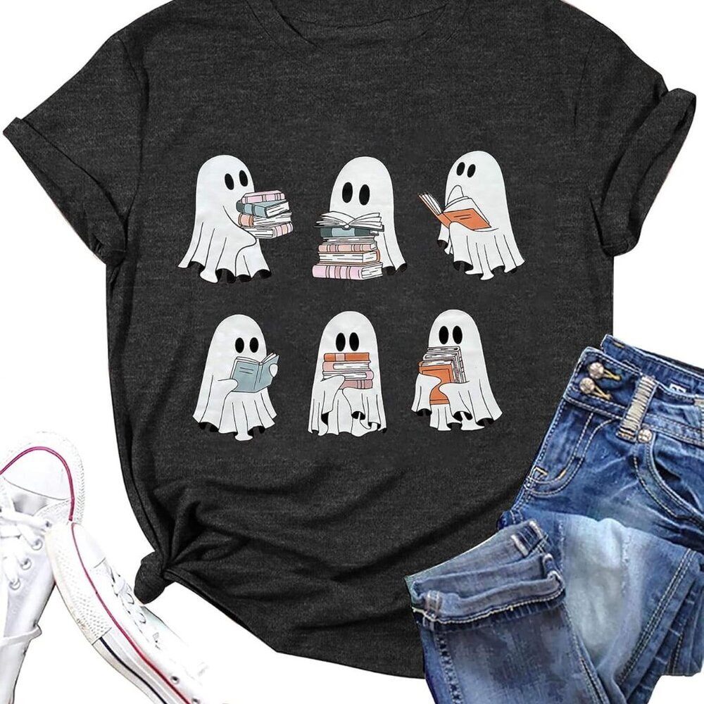 Teacher Shirts Reading Books T-Shirt Tee Tops